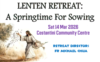 Lenten Retreat β Registration Closed