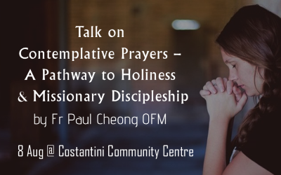 Talk on Contemplative Prayers – Registration Open