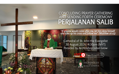 Concluding Prayer Gathering for Perjalanan Salib – Livestream on Sun 30 Aug